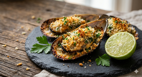 COZZE GRATINATE ALLA TARANTINA